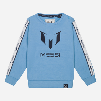 Bluza bez kaptura chłopięca Messi S49326-2 86-92 cm Jasnoniebieska (8720815173547)