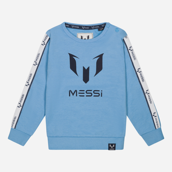 Bluza bez kaptura chłopięca Messi S49326-2 98-104 cm Jasnoniebieska (8720815173554)
