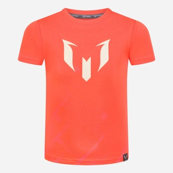 Koszulka chłopięca Messi S49403-2 122-128 cm Pomarańczowa (8720815174667)