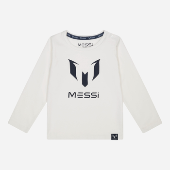 Дитяча футболка з довгими рукавами для хлопчика Messi S49319-2 86-92 см White (8720815173059)
