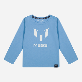 Дитяча футболка з довгими рукавами для хлопчика Messi S49320-2 86-92 см Light Blue (8720815173127)