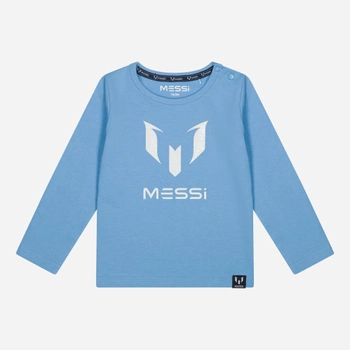Дитяча футболка з довгими рукавами для хлопчика Messi S49320-2 98-104 см Light Blue (8720815173134)