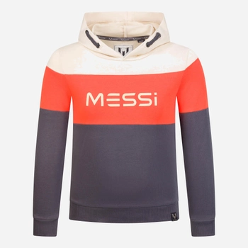 Bluza z kapturem chłopięca Messi S49415-2 86-92 cm Piaskowa (8720815175237)