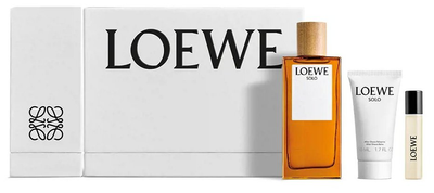 Zestaw Loewe Solo Cofre Woda toaletowa 100 ml + Woda toaletowa 10 ml + Balsam po goleniu 75 ml (8426017076968)