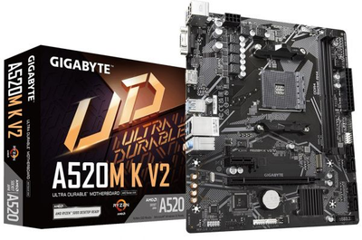 Материнская плата Gigabyte a520m k v2 Socket am4