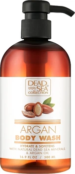 Гель для душу з мінералами Мертвого моря та арганієвою олією - Dead Sea Collection Argan Body Wash 500ml