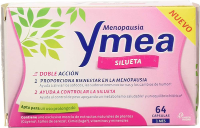 Диетическая добавка Ymea Menopausia Silueta 64 капсул (8470001969194)