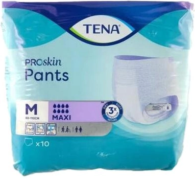 Труси-підгузки для дорослих Tena Pants Maxi Incontinence pants M 10 Uds (7322540446272)