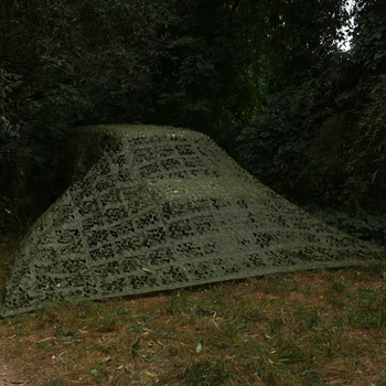 Сетка маскировочная 6х8 (48 кв. м.) Green (зеленый) Militex - маскирующая сеть для авто и палатки