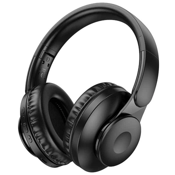 Бездротові навушники Bluetooth з мікрофоном HOCO Enjoy BT headset W45 | BT5.3/AUX, 400mAh, 46h | Чорні
