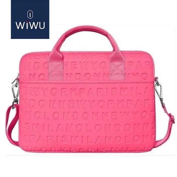 Сумка для ноутбука WiWU Vogue Laptop Slim 13.3'' 14.2'' (для макбука, органайзер) - Рожевий