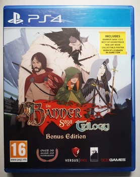 The Banner Saga Trilogy Bonus Edition, Б/У, русские субтитры - диск для PlayStation 4