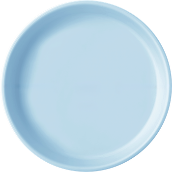 Тарілка силіконова MinikOiOi Basics Mineral Blue (101050103)