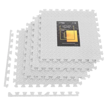 Мат-пазл (ласточкин хвост) Cornix Mat Puzzle EVA 120 x 120 x 1 cм XR-0233 White