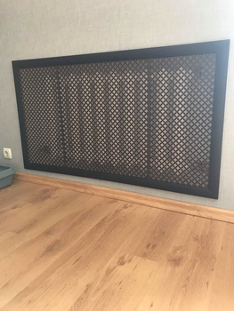 Решітка на батарею decorpaneli Класік, колір венге, 60 см х 90 см