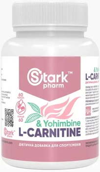 Жироспалювач Stark Pharm L-Carnitine & Yohimbine 60 капсул