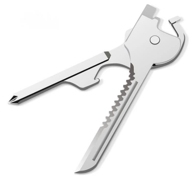Ключ-мультитул брелок KeySmart 6 в 1 из нержавеющей стали