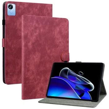 Защитный чехол Deexe Cute Tiger для Realme Pad X - Red