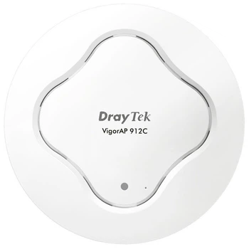 Точка доступа DrayTek VigorAP 912C 2.4/5 ГГц PoE белый