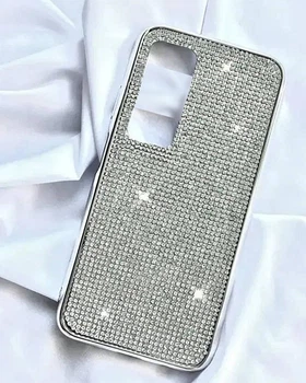 Силиконовый чехол с камнями для Xiaomi 12T/12T Pro