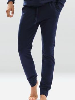 Спортивні штани чоловічі DKaren Pants Justin 2XL Navy Blue (5903251464490)