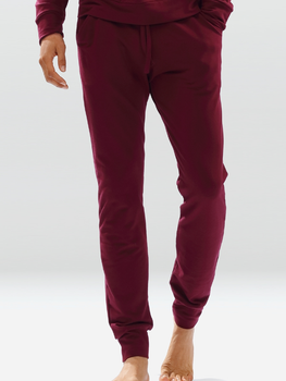 Спортивні штани чоловічі DKaren Pants Justin L Maroon (5903251464599)