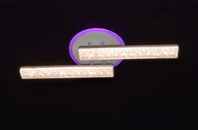 Світлодіодна люстра INTEREES IS 3445-2C-TL WH, біла, 2 LED плафони