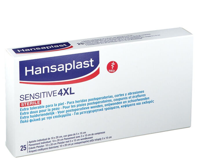 Plastry Hansaplast Sensitive 4 xl 25 szt (4005800273322)