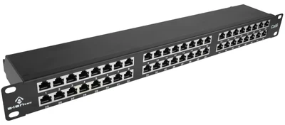 Патч-панель Alantec 19" 1U 48 портов Cat 6 STP Black (5901738559868)