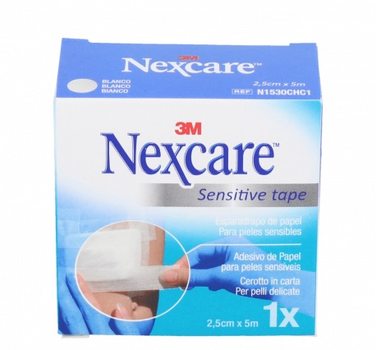 Рулон пластиру 3M Nexcare Esparadrapo Nexcare Papel Blanco 1шт (4054596760905)