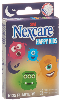 Plastry 3M Nexcare Kids Monsters 20 szt (5902658105593)
