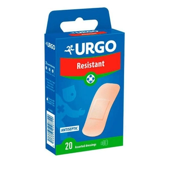 Пластир Urgo Assorted Resistant 20 шт (3664492020778)