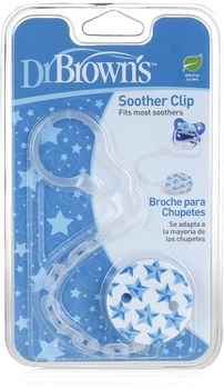 Зажим и держатель для пустышки Dr. Brown's Pacifier Clip Assorted Colour (72239301722)
