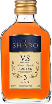 Коньяк Украины Shabo VS 3* 0.1 л 40% ( 4820070409963)