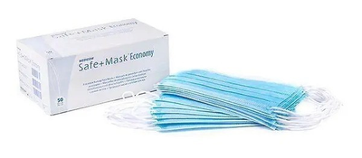 Маска захисна медична на резинках Medicom Safe + Mask® Economy 200 шт