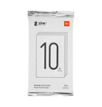 Фотобумага / Фотопленка для принтера мгновенной печати Xiaomi ZINK Mi Pocket photo printer 2x3 дюйма 10 листов (00-0001092)