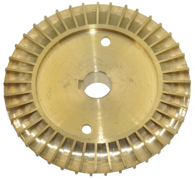 Крыльчатка насоса латунная d 12*78 шпонка, nkr005