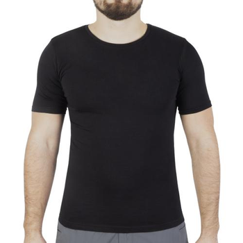 Футболка Sturm Mil-Tec однотонна Top Gun T-Shirt Slim Fit (2 шт у комплекті) (Black) L