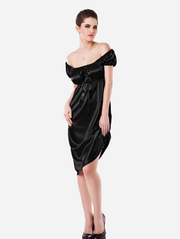 Еротичний пеньюар DKaren Plus Size Slip Anabel 3XL Black (5901780690403)