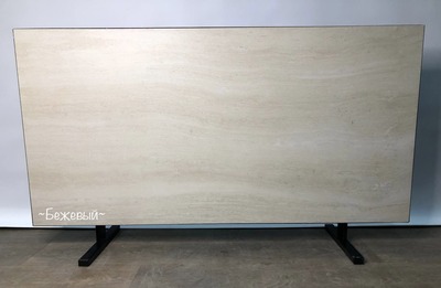 Керамический обогреватель SunCeramic CH-1000 с кнопкой на 20 кв.м 60х120х1.2 см Бежевый камень (764) без ножек