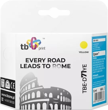 Tusz TB do Epson T071440 Yellow (TBE-D71YE)