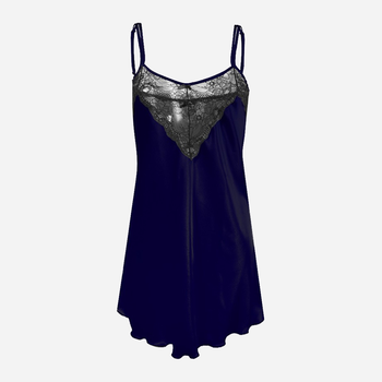 Еротичний пеньюар DKaren Slip Carla L Navy Blue (5902686569879)