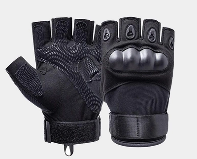 Тактические перчатки безпалые Expert XL черные