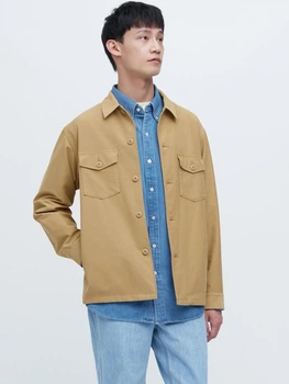 Ветровка мужская Uniqlo 72812174 XS Коричневая (1159791202)