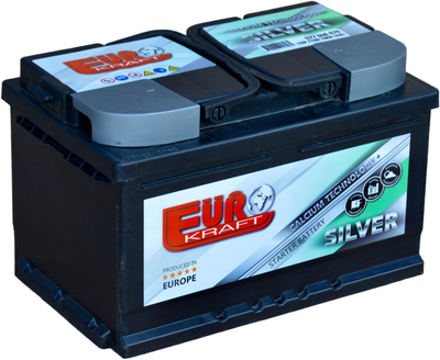 Аккумулятор автомобильный Monbat EUROKRAFT SILVER 77 А/час (-/+) низький EN760 (СТ-00147691)