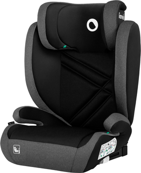 Автокресло Lionelo Hugo I-Size 15-36 кг Black Grey (LO-HUGO I-SIZE BLACK GREY)