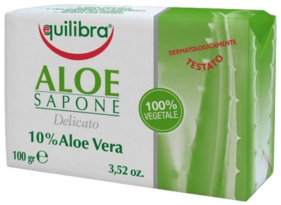 Мило Equilibra Aloe 100% Натуральне 100 г (8000137010929)