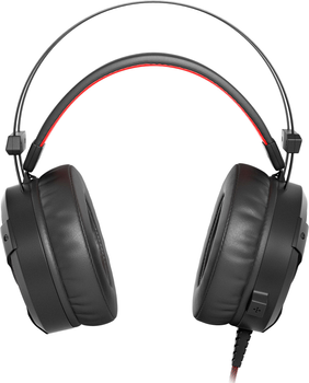 Słuchawki Genesis Neon 360 Wired Microphone Black Red (NSG-1107)