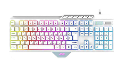 Клавіатура 2E GAMING KG315 RGB USB White Ukr (2E-KG315UWT)