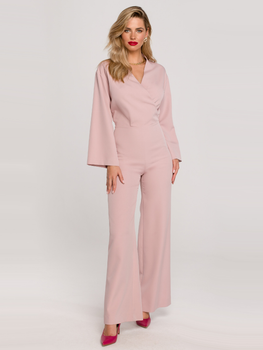 Комбінезон Makover Jumpsuit K147 S Crepe Pink (5903887682824)